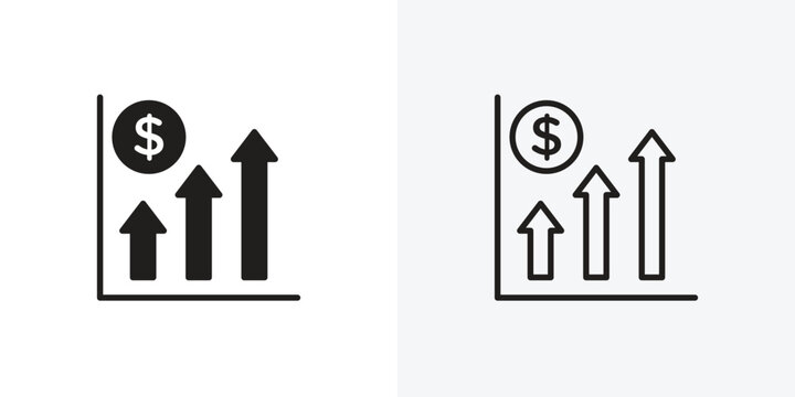 Chat arrow grow vectors icons pack for apps and Ui Ux desigs