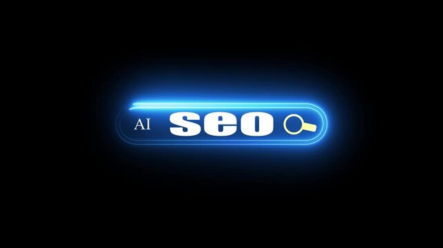 SEO and AI search optimization concept. businessman using ai search bar, improving website ranking and online marketing strategy data analytics keyword research and smart keyword research targeting
