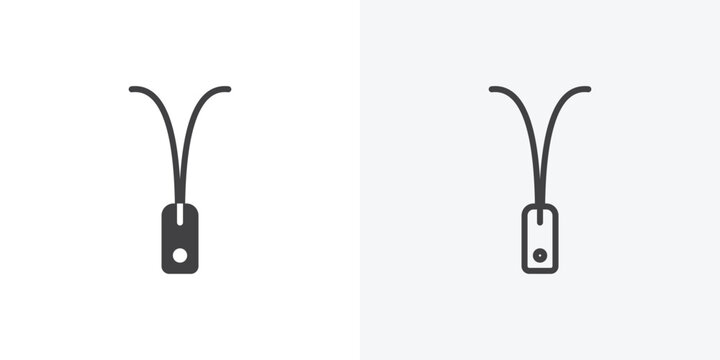 Zip icon vector sign symbol isolated on white. Stroke and clipart style