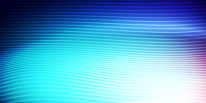 Abstract Wavy Lines Gradient Background in Blue Teal and Purple for Technology and Design,eps 10
