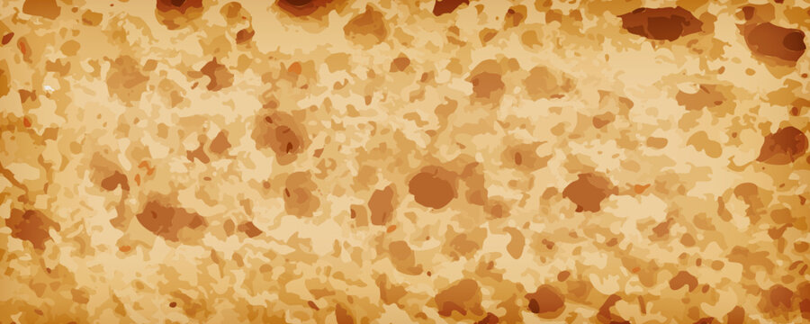 Bread slice macro texture, baked dough pattern. White bread loaf cut close up, wheat toast slice