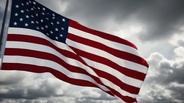 American flag video