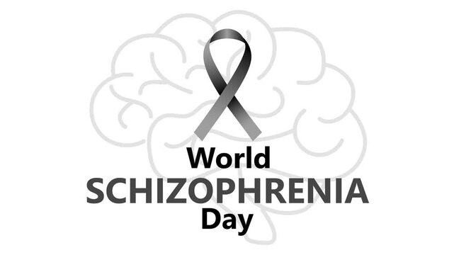 World Schizophrenia Day awareness video. Animation text and video for celebrating schizophrenia day.