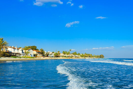 Wild beach near Perivola. Cyprus.