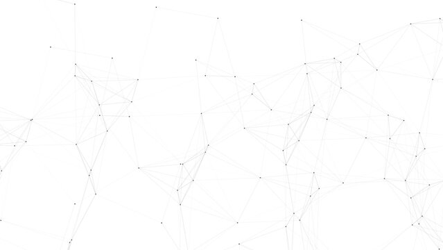 Vector Abstract network of connections forming complex interconnected structures shows intricate link with technology, revealing data, and illustrating networking system in digital era