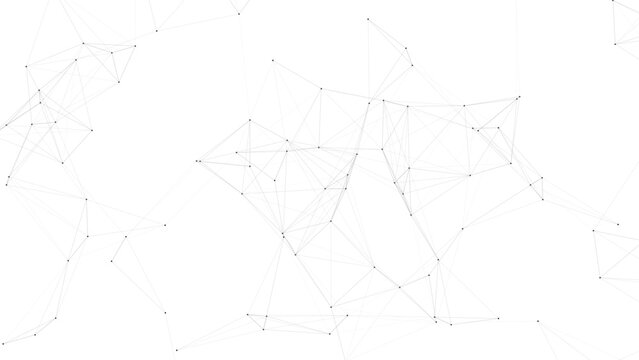 Vector Interconnected network of neural pathways creates complex technological pattern in graphic art with modern digital abstract and scientific design