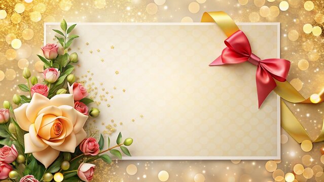 Carnival, festival or birthday with copy space
