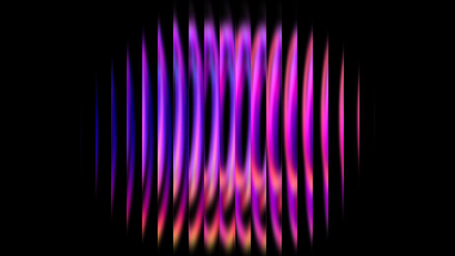 Abstract glass vibrant colorful gradient ripple texture holographic colors and soft noise futuristic vector background