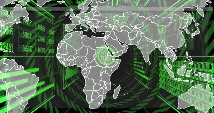 neon-ringed tunnel initiating map fading world guiding pulsing marker across area for updating data