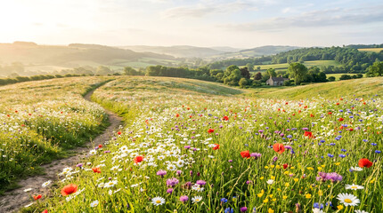 Fototapeta premium field of poppies