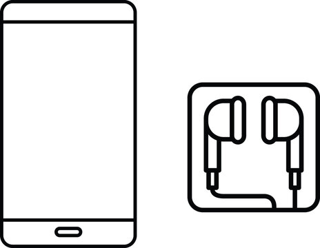 vector illustration of a smartphone  hade phone 