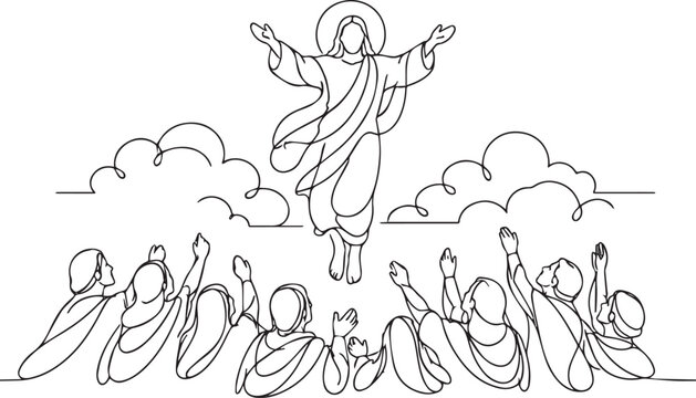 Ascend day of Jesus Christus