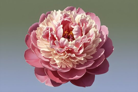 Professionelles Plants and Flowers-Motiv in moderner Illustrations-Optik