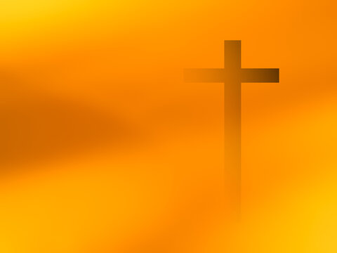 Cross christian god religion on sunset background, jesus church worship pray catholic grace christ, symbols christ love holy spiritual hope peach victory spirit meditation catholicism crucifix trush