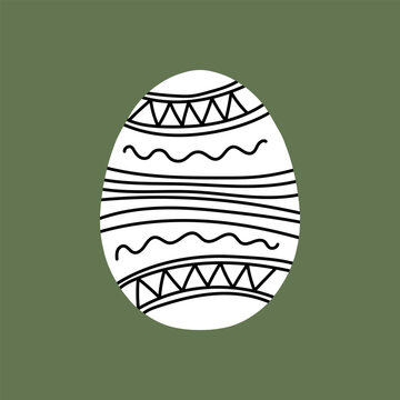 Easter egg icon. Illustration of Spring or Easter. Perfect for banner, postcard, poster, party and other decorations.