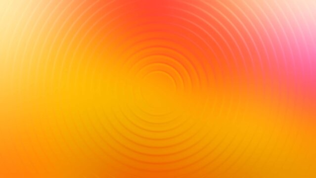 Vibrant abstract radial ripple pattern background with warm orange, yellow, and red gradient colors