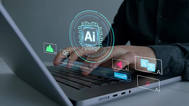 AI assistant chat interface.Interaction with the Ai assistant to solve some tasks more easily. Image generator, documents, marketing and advertising, bot writing and coding.	

