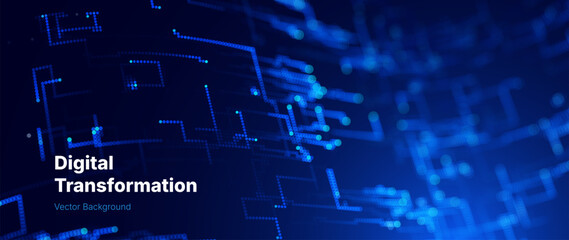 Cutting Edge AI Data Flow in Digital Technology Abstract Illustration - Tech Industry Backdrop with Lines and Patterns Emphasizing Seamless Integration. Tech Background Vector.