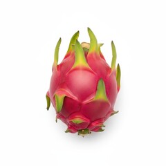 Fototapeta premium Vibrant dragon fruit isolated on white background