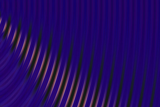 Abstract blue and purple radial technology background with curved lines