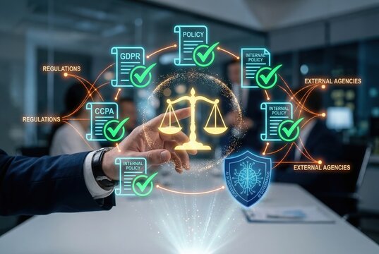 AI Legal Compliance Framework Dashboard with Regulatory Policy Management and Governance Controls for Enterprise Risk Mitigation