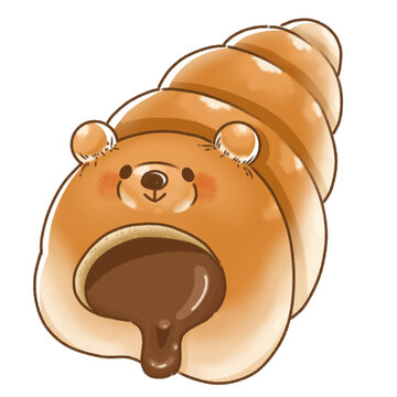 チョココロネなくまちゃん