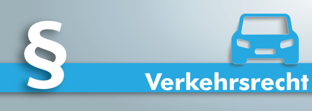 Verkehrsrecht Banner