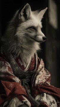 a folkloric kitsune