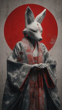 a folkloric kitsune