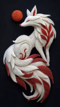 a folkloric kitsune