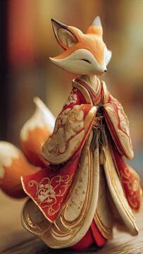 a folkloric kitsune