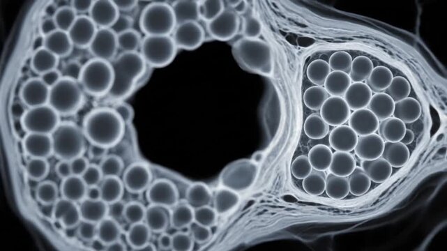 Advanced Clinical Histology and Stem Cell Proliferation, Electron Microscope 3D Visualization of Tissue Growth for Biotech Campaigns