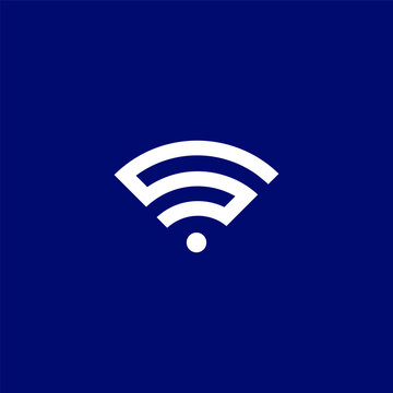 Letter s with wifi signal internet logo icon design vector design template inspiration