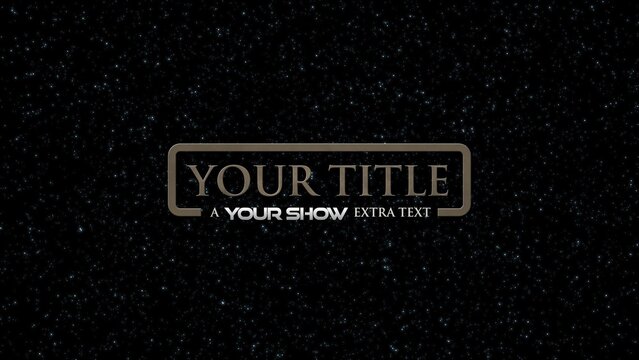Clean Space Wars Epic Movie Title