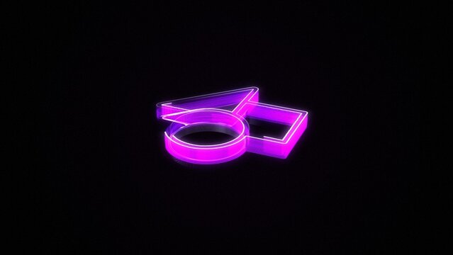 Epic Glowing Lines Stacked Logo Reveal