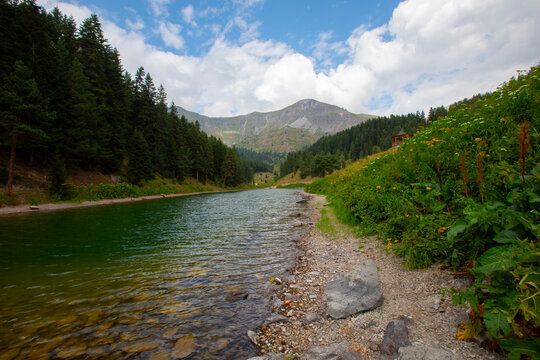 View of Şavşat Balık G&ouml;l&uuml; (Fish Lake) in Artvin.