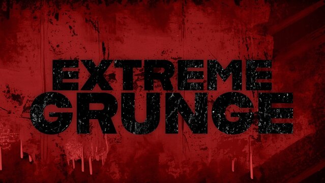 Grunge Graffiti Concrete Title Intro