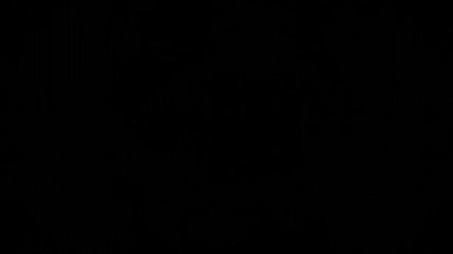 Vibrant yellow and shimmering gold geometric diamonds transform dynamically across a dark digital canvas. These pulsating patterns move with the music, creating an immersive VJ visual experience.