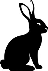 Obraz premium silhouette of a rabbit