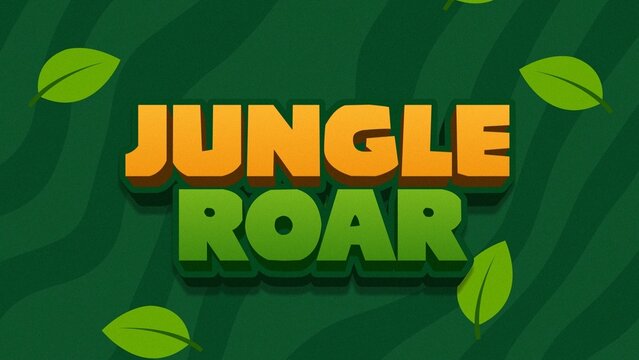 Jungle Leaf Wild Text Green Nature Title Intro