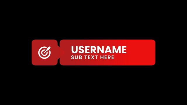 Lower Third Gradient Modern Bar Clean Business Text