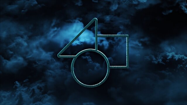 Magic Wizard Clouds Flying Through Spell Logo Reveal