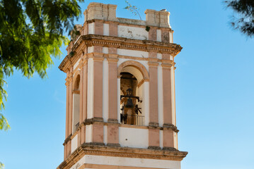 Church Bell Tower with Arched Opening and Bell in Denia © GPH-Foto.de