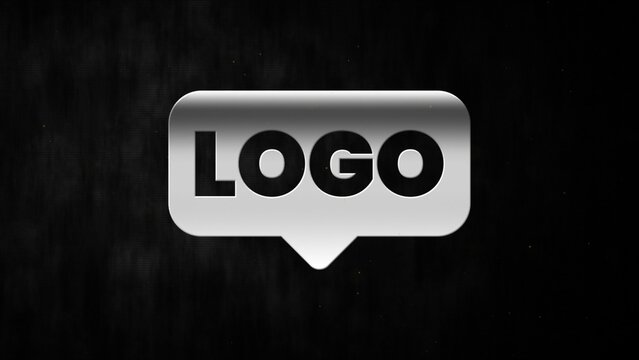 Grungy Cinematic Metallic Icon Reveal