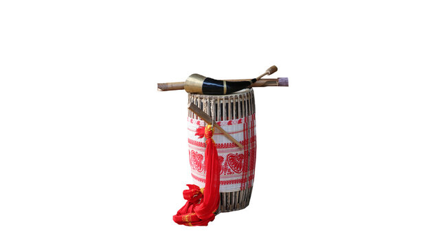 dhol  pepa And toka Bihu instrument Assam
