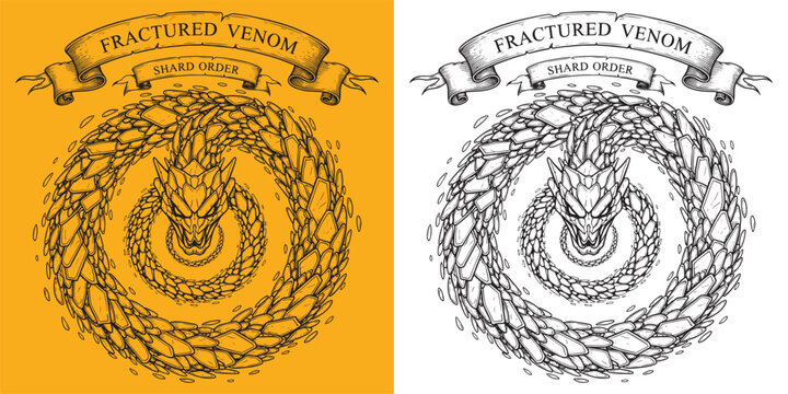 Fractured Venom Serpent Circle, Crystal Dragon Shard Order Emblem