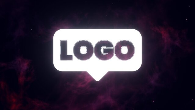 Static Nebula Space Dust Hover Logo