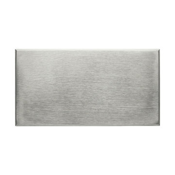 Brushed metal rectangle stainless steel panel strategic materials expansion modern industrial texture sleek surface minimalist