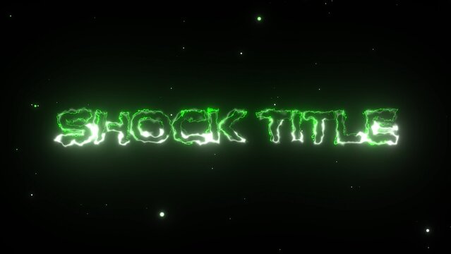 High-Voltage Dynamic Electric Text Reveal