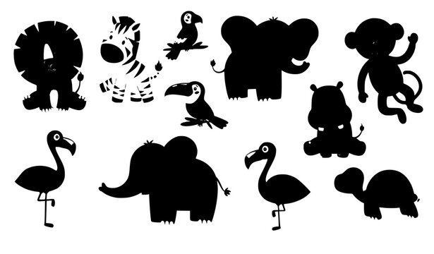 Cute jungle animal seamless pattern style vector with safari characters for kids design